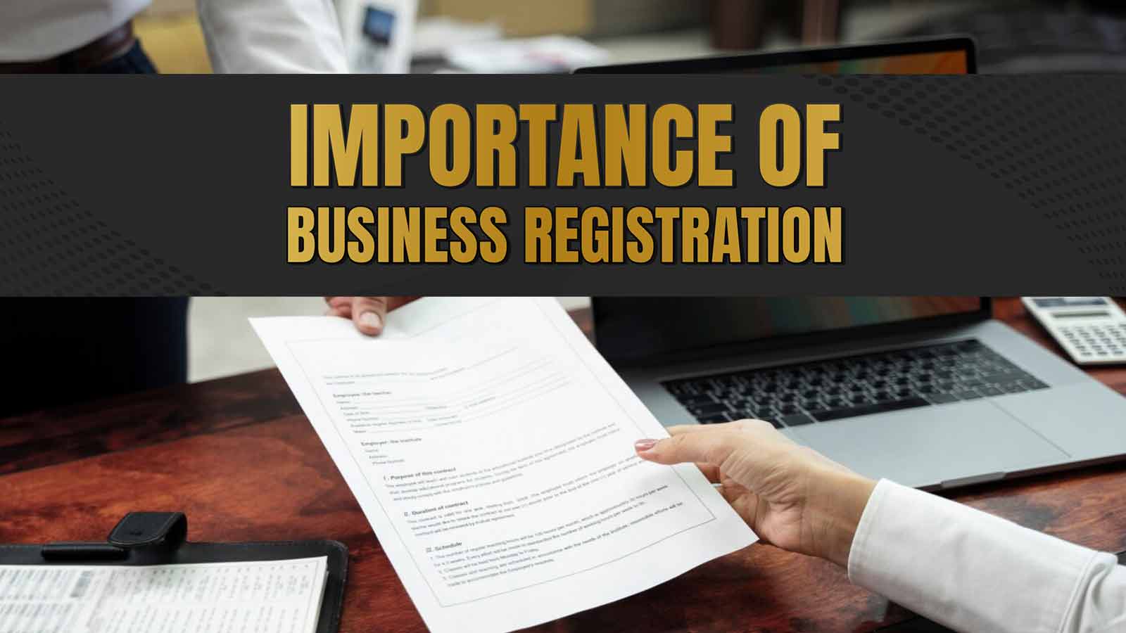 Importance of Business Registration