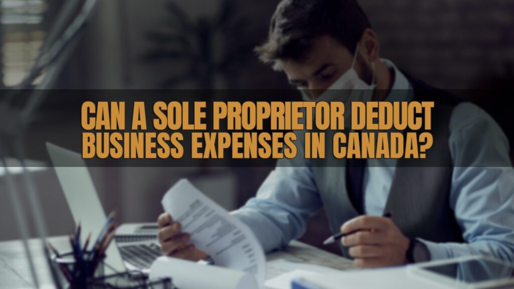 Sole Proprietor Deduct Business Expenses