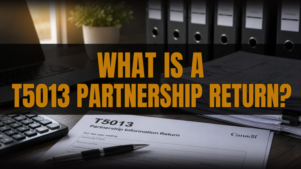 T5013 Partnership Return