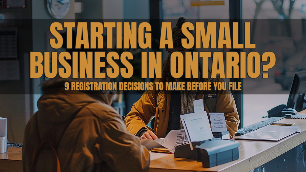 business registration Ontario
